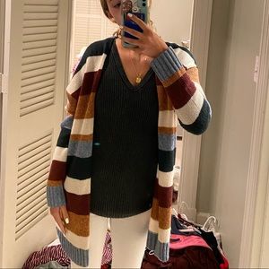 multi color cardigan